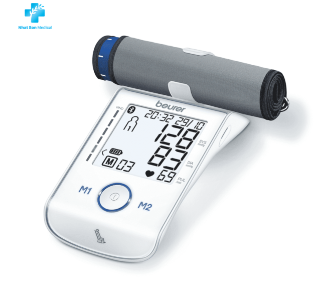 Máy đo huyết áp công nghệ bluetooth pin khô MB 85 
