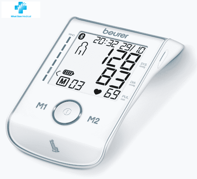 Máy đo huyết áp công nghệ bluetooth pin khô MB 85 