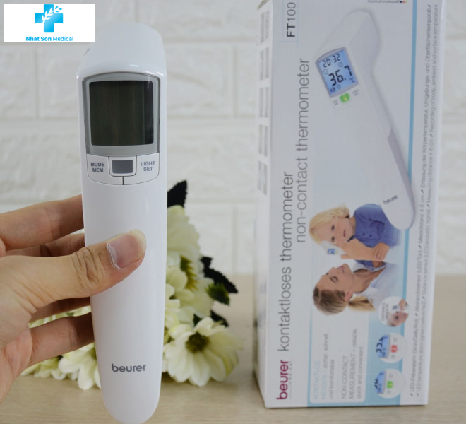 Nhiệt kế hồng ngoại đo trán không tiếp xúc FT100