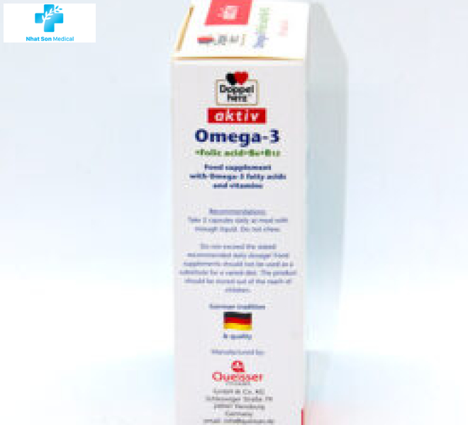 Thực phẩm bảo vệ sức khỏe Omega-3 + Folic axit + B6 + B12