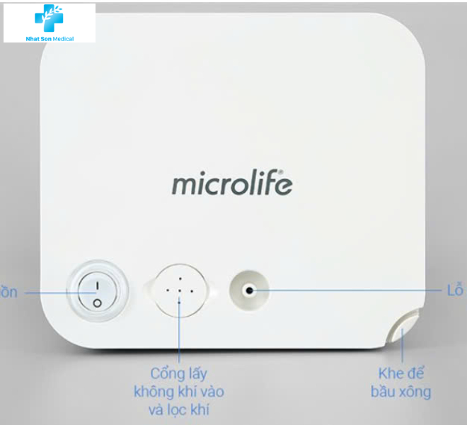 Máy xông khí dung Microlife NEB200 hỗ trợ các bệnh viêm mũi, viêm xoang