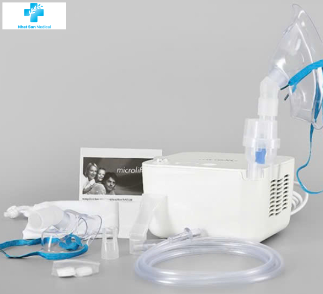 Máy xông khí dung Microlife NEB200 hỗ trợ các bệnh viêm mũi, viêm xoang